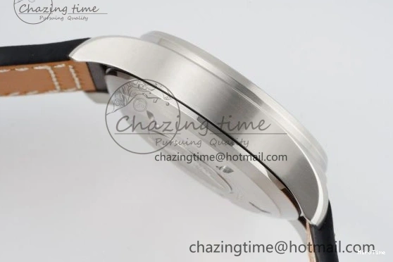 MIROTIME 0524 Pilot Chrono SS AZF 1:1 Best Edition Blue Dial on Brown Leather Strap A TimelessDesign 7060